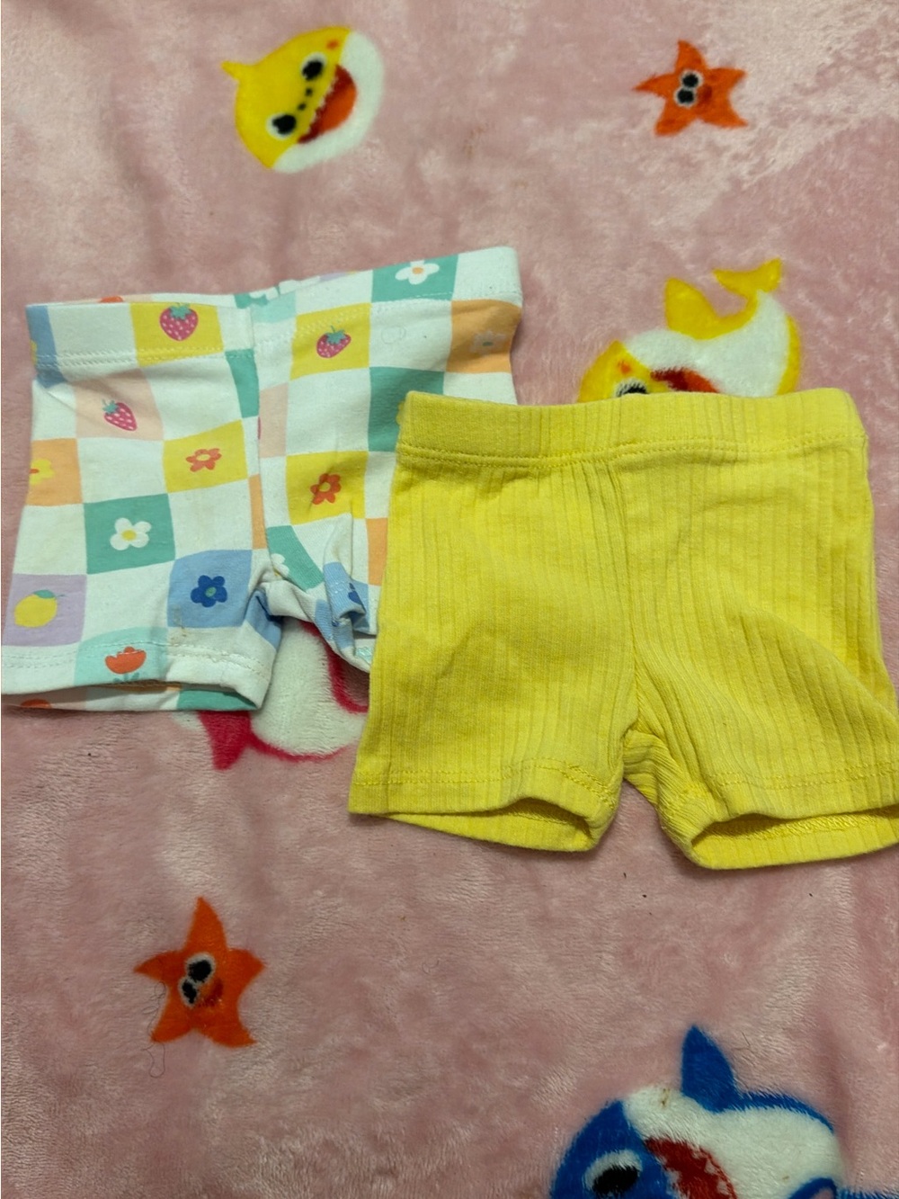 Kids Ribbed Yellow Shorts - Comfortable Everyday Bottoms